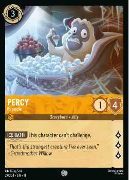 Percy - Pupsicle single card from Disney Lorcana