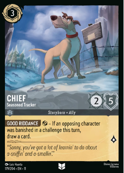 Chief - Seasoned Tracker single card from Disney Lorcana