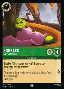 Squeaks - Cozy Caterpillar single card from Disney Lorcana