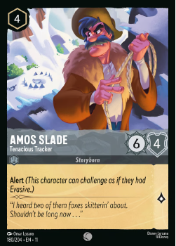 Amos Slade - Tenacious Tracker (FOIL) single card from Disney Lorcana