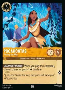 Pocahontas - Finding the Way single card from Disney Lorcana