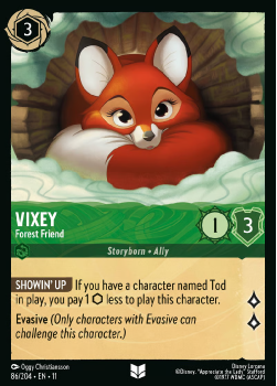 Vixey - Forest Friend single card from Disney Lorcana