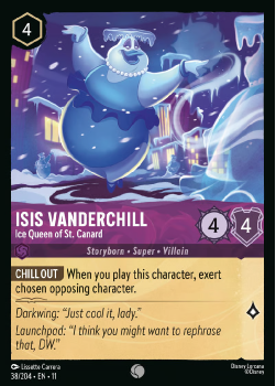 Isis Vanderchill - Ice Queen of St. Canard single card from Disney Lorcana