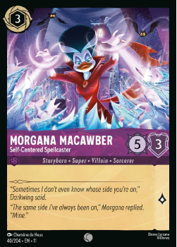 Morgana Macawber - Self-Centered Spellcaster single card from Disney Lorcana
