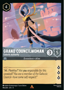 Grand Councilwoman - Galactic Authority single card from Disney Lorcana