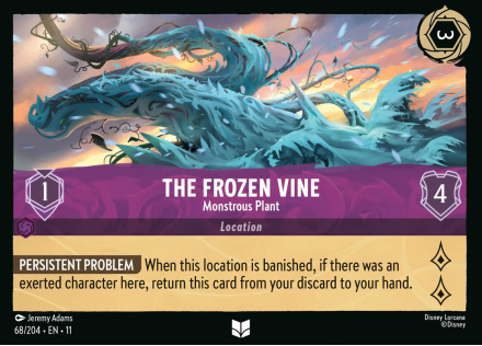 The Frozen Vine - Monstrous Plant single card from Disney Lorcana