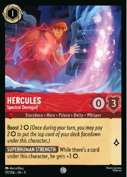 Hercules - Spectral Demigod single card from Disney Lorcana