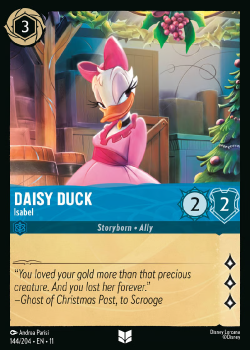 Daisy Duck – Isabel single card from Disney Lorcana