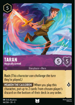 Taran - Magically Armed single card from Disney Lorcana