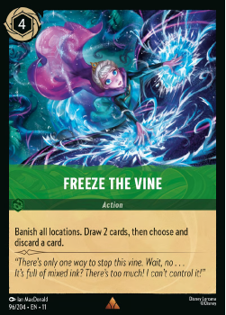 Freeze the Vine single card from Disney Lorcana
