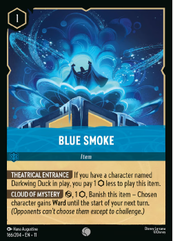 Blue Smoke single card from Disney Lorcana