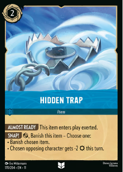 Hidden Trap single card from Disney Lorcana