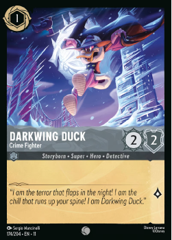 Darkwing Duck - Crime Fighter single card from Disney Lorcana