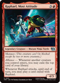 Raphael, Most Attitude (FOIL) single card from Magic: the Gathering