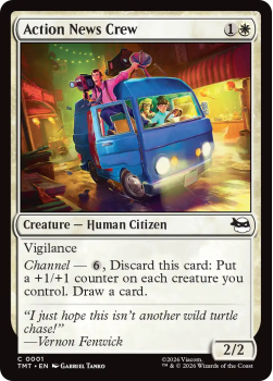 Action News Crew (FOIL) single card from Magic: the Gathering