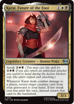 Karai, Future of the Foot (FOIL) single card from Magic: the Gathering