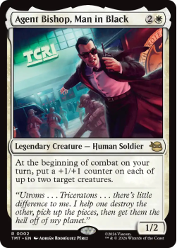 Agent Bishop, Man in Black single card from Magic: the Gathering