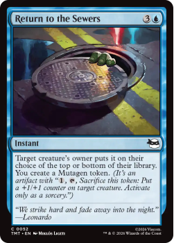 Return to the Sewers (FOIL) single card from Magic: the Gathering
