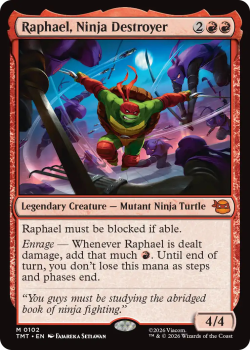 Raphael, Ninja Destroyer (FOIL) single card from Magic: the Gathering
