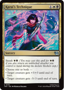 Karai's Technique single card from Magic: the Gathering