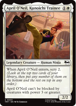 April O'Neil, Kunoichi Trainee (FOIL) single card from Magic: the Gathering