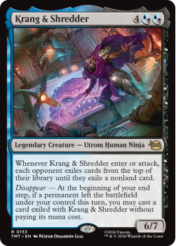 Krang & Shredder single card from Magic: the Gathering