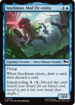 Stockman, Mad Fly-entist (FOIL) single card from Magic: the Gathering