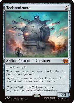 Technodrome single card from Magic: the Gathering