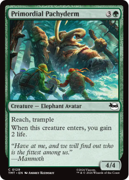 Primordial Pachyderm (FOIL) single card from Magic: the Gathering