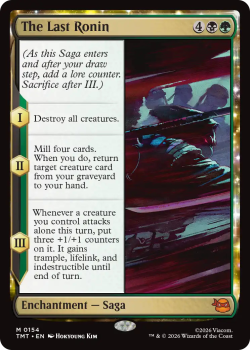 The Last Ronin single card from Magic: the Gathering
