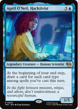 April O'Neil, Hacktivist single card from Magic: the Gathering