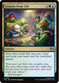 Lessons from Life single card from Magic: the Gathering