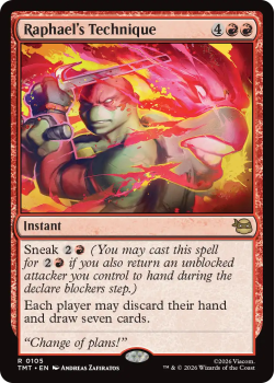Raphael's Technique single card from Magic: the Gathering