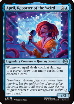 April, Reporter of the Weird single card from Magic: the Gathering