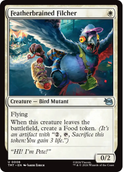 Featherbrained Filcher single card from Magic: the Gathering
