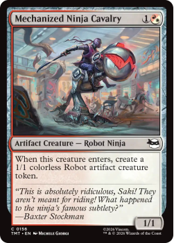 Mechanized Ninja Cavalry (FOIL) single card from Magic: the Gathering