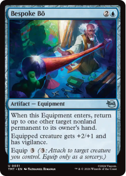 Bespoke Bo single card from Magic: the Gathering