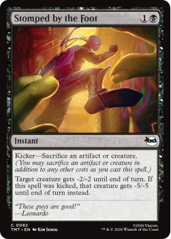 Stomped by the Foot (FOIL) single card from Magic: the Gathering