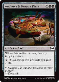 Anchovy & Banana Pizza (FOIL) single card from Magic: the Gathering
