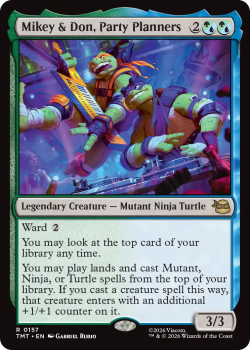 Mikey & Don, Party Planners single card from Magic: the Gathering