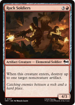 Rock Soldiers (FOIL) single card from Magic: the Gathering