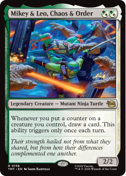 Mikey & Leo, Chaos & Order single card from Magic: the Gathering