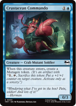 Crustacean Commando (FOIL) single card from Magic: the Gathering