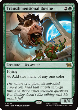 Transdimensional Bovine single card from Magic: the Gathering