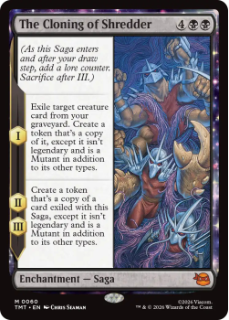 The Cloning of Shredder single card from Magic: the Gathering