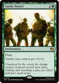 Turtle Power! single card from Magic: the Gathering