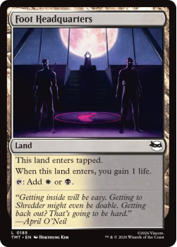 Foot Headquarters (FOIL) single card from Magic: the Gathering