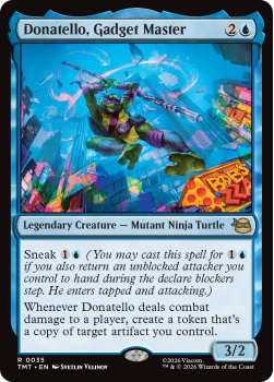 Donatello, Gadget Master single card from Magic: the Gathering