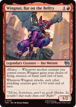 Wingnut, Bat on the Belfry (FOIL) single card from Magic: the Gathering