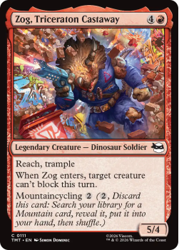 Zog, Triceraton Castaway (FOIL) single card from Magic: the Gathering